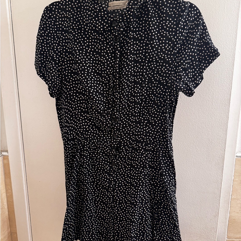 Urban Outfitters Black and White Polka Dot Jumpsuit